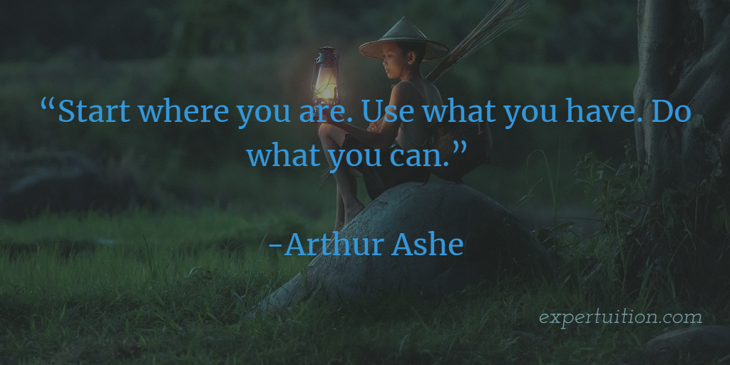 Use what you have quote