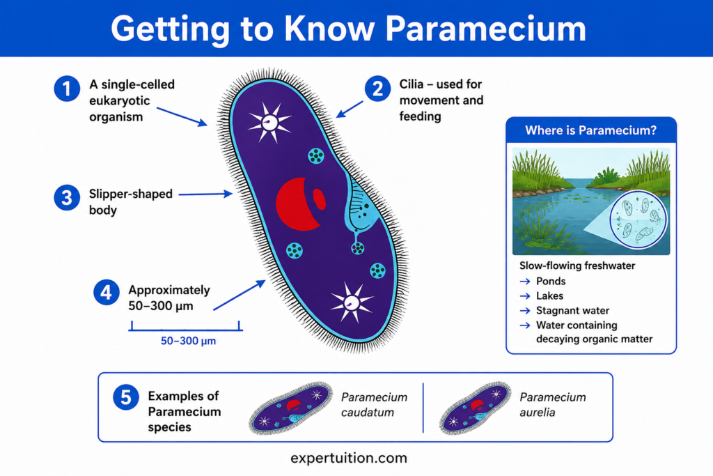 Paramecium - Habitat, Structure, Reproduction, and Other Life Processes