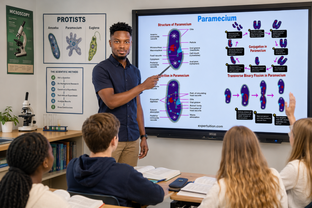 Paramecium - Structure, Reproduction, and Other Life Processes