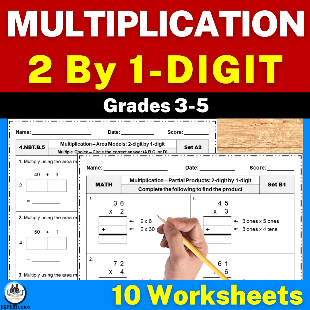 Two Digit By Two Digit Multiplication Worksheet Pdf