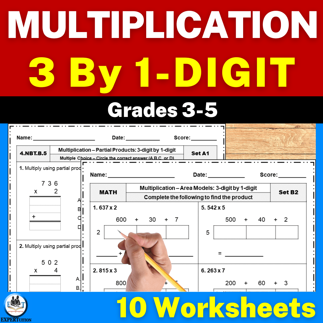 3 digit by 1 digit multiplication worksheets expertuition
