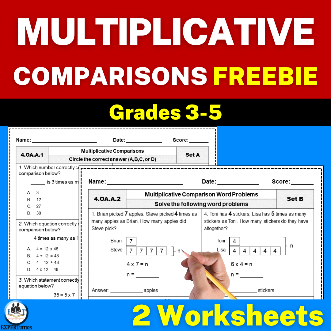 multiplicative comparisons and word problems worksheets multiplicative comparisons and word problems worksheets