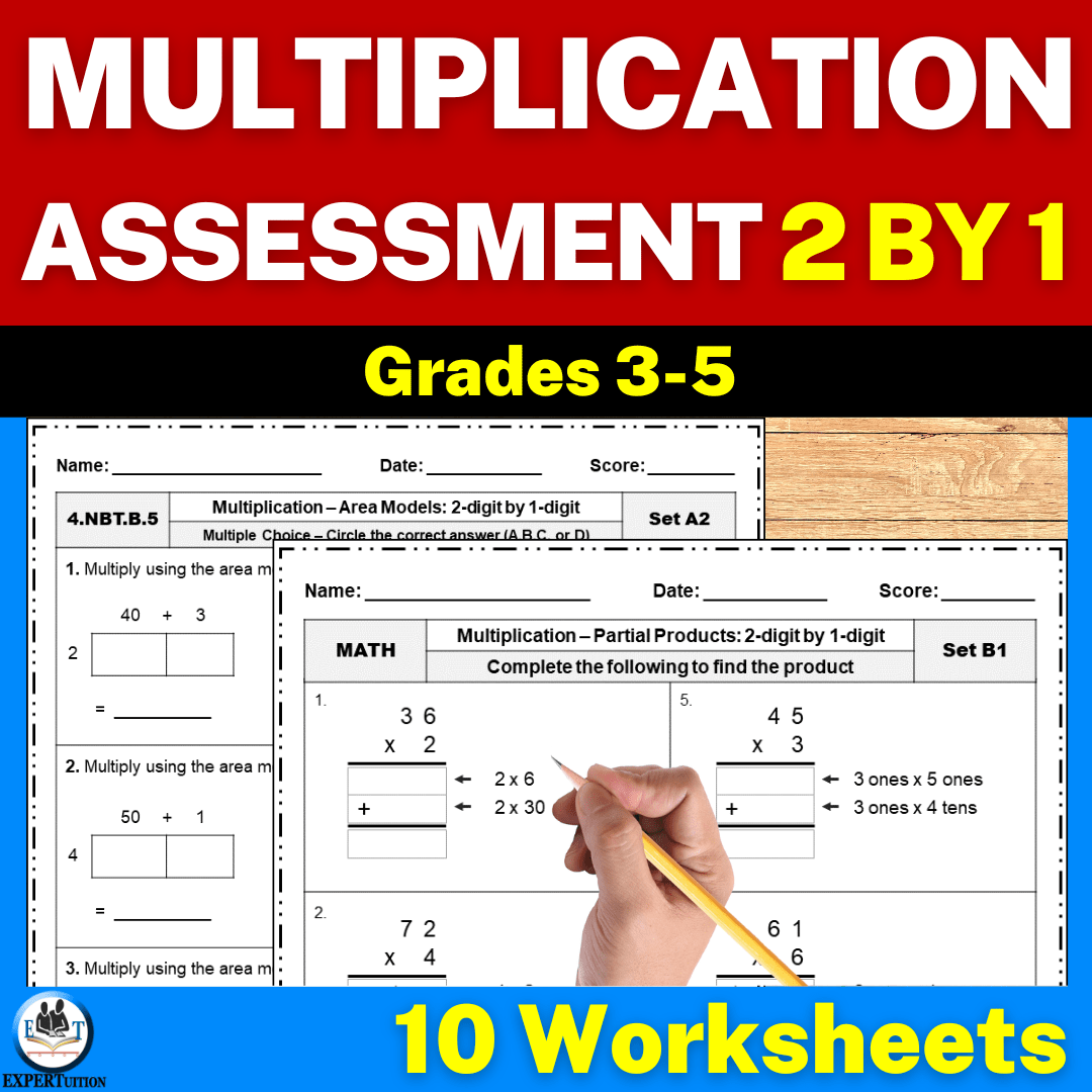 2 digit by 1 digit multiplication worksheets