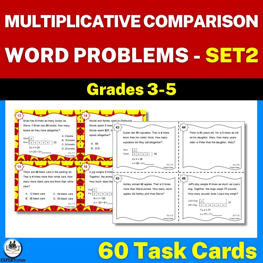 Multiplicative Comparisons - Concepts, Teaching Tips & Resources ...