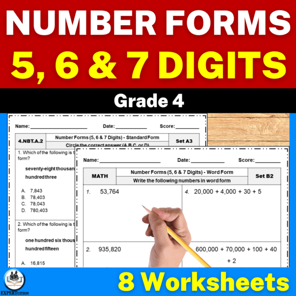 read and write standard form, word form and expanded form