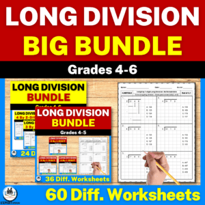 4th grade 5th grade long division worksheets