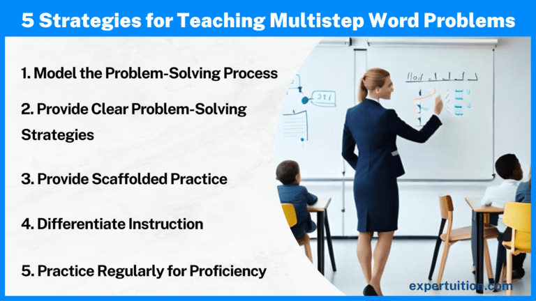 Multiple Strategy 5 Strategies to Teach Multi-Step Word Problems: Teacher's Guide ...