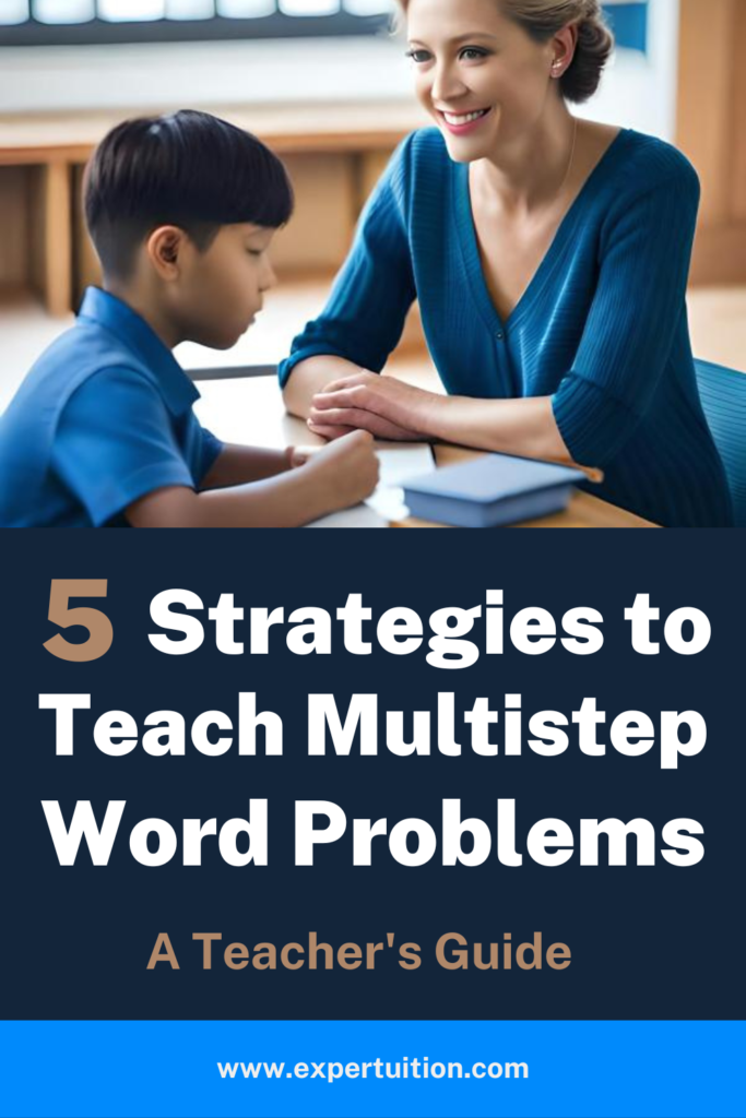 how to teach multistep word problems