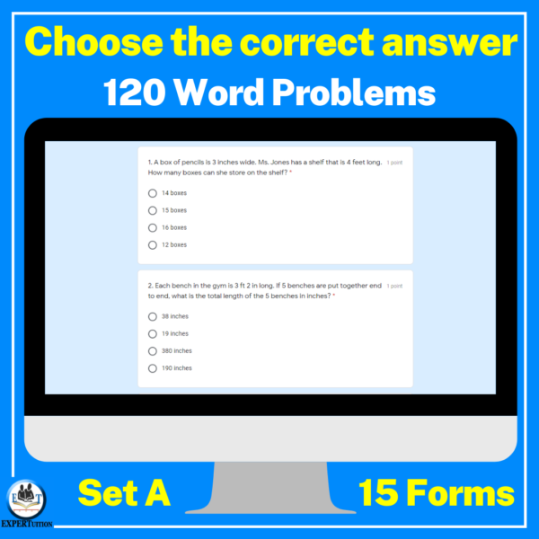 4th grade measurement word problems worksheets, measurement word problems multiple choice, multi-step word problems