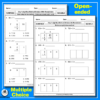 grade 4 and 5 box method division worksheets