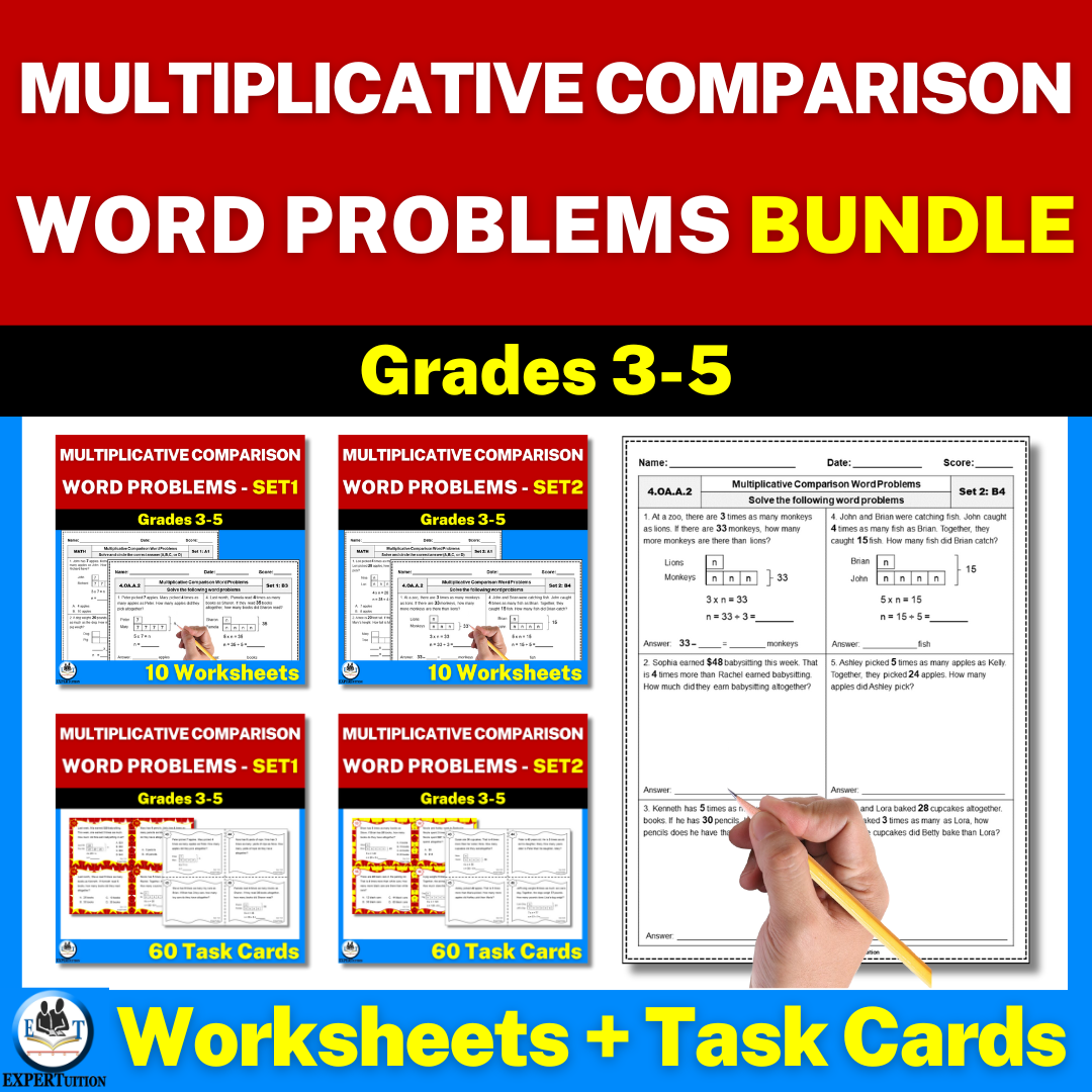 multiplicative comparison word problems grade 4