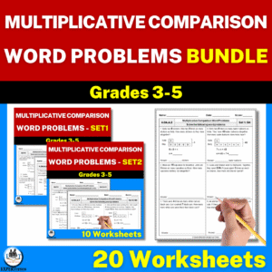 multiplicative comparison word problems worksheets grade 4