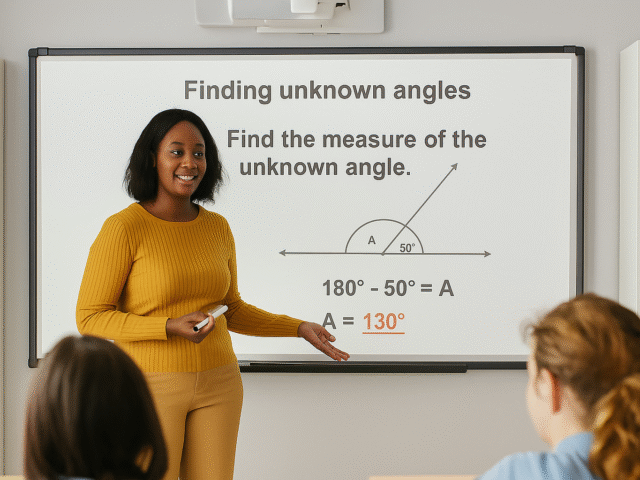 Teaching Additive Angles: Finding Unknown or Missing Angles