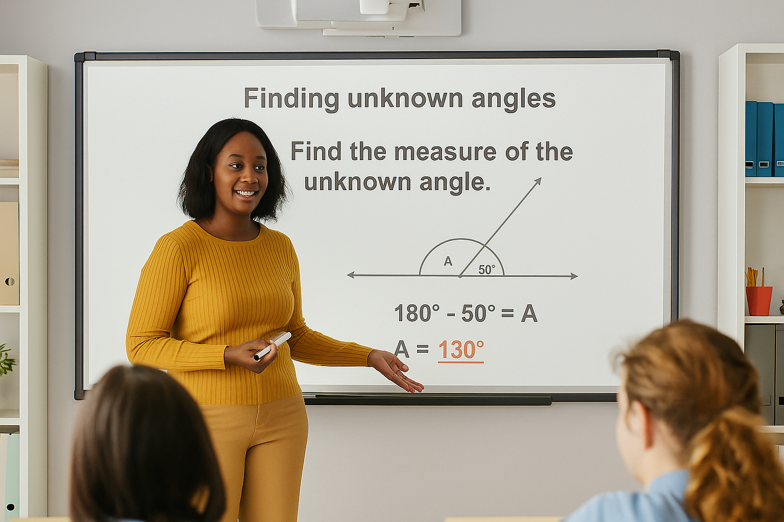 Teaching Additive Angles Finding Unknown or Missing Angles