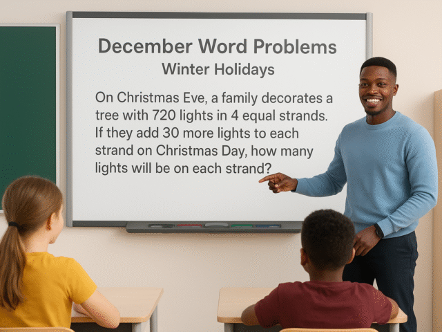 Engaging Students with December-Themed Word Problems