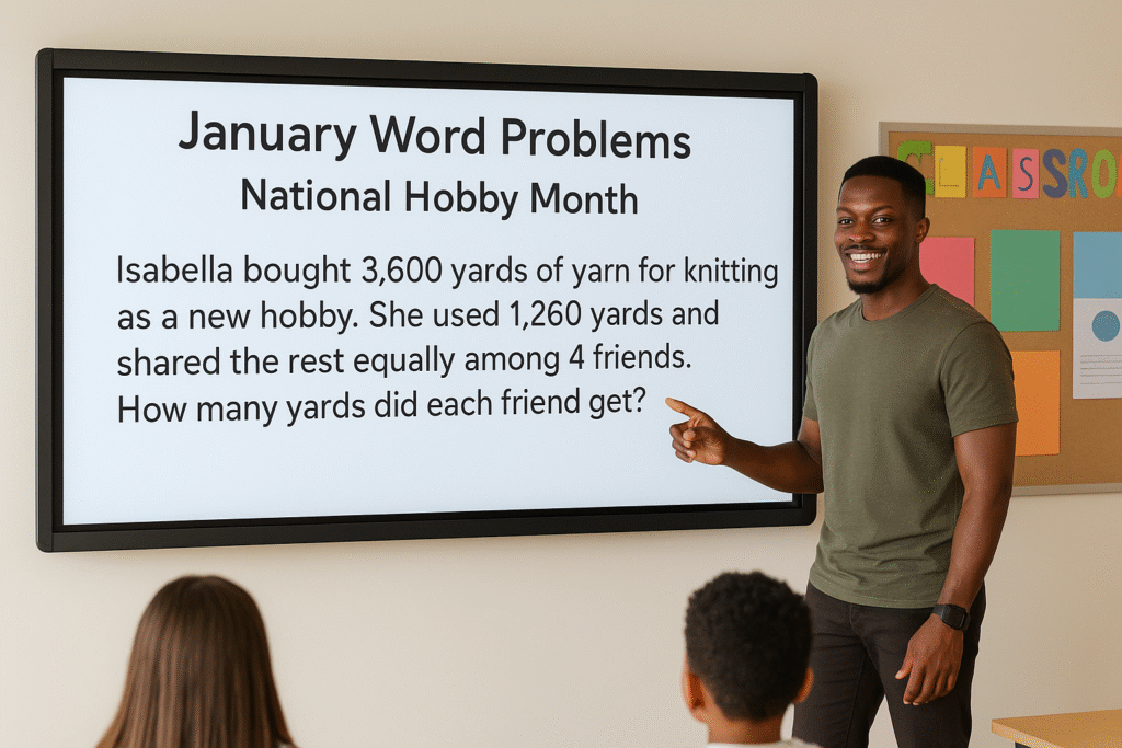 Engaging Students with January-Themed Word Problems