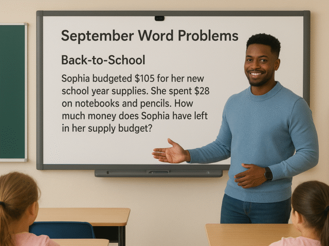 Engaging Students with September-Themed Word Problems