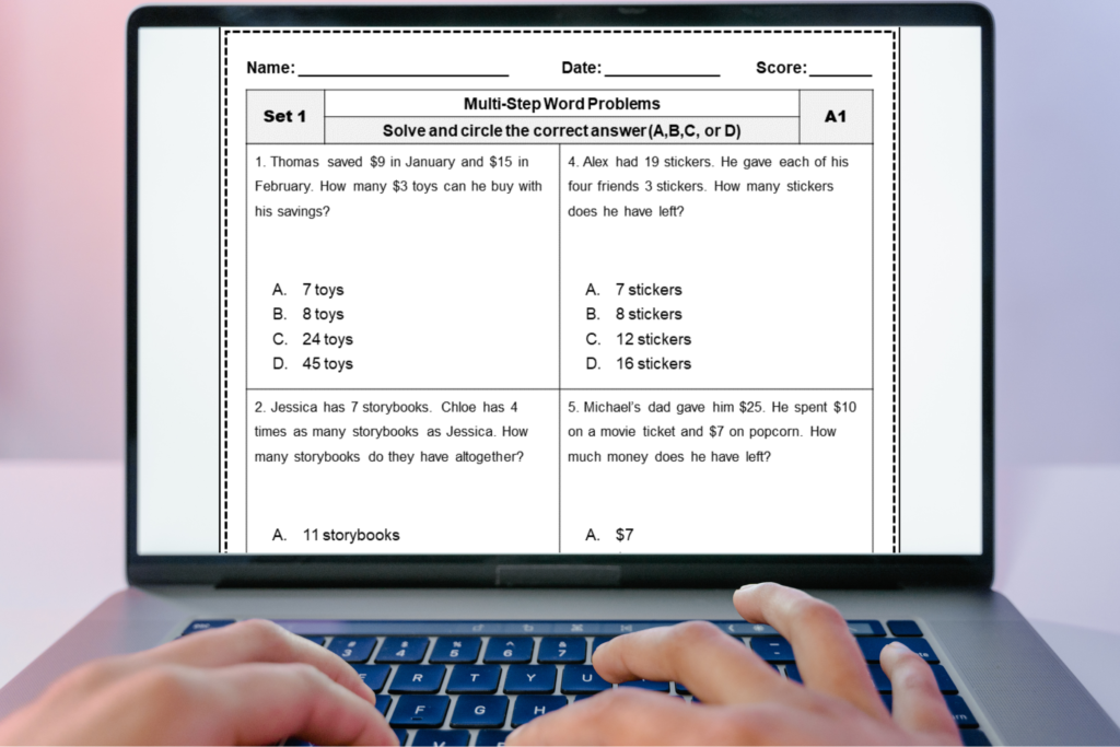 Expertuition grades 3 to 5 math resources