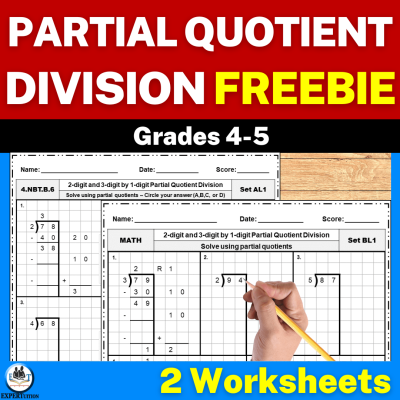 free partial quotients division worksheets